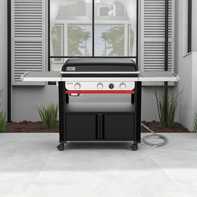 Gambar Weber Pemanggang Gas Slate 3 Tungku - Mix
