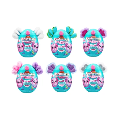 Gambar Rainbocorns Set Boneka Plush Sparkleheart Axolotlcorn Random