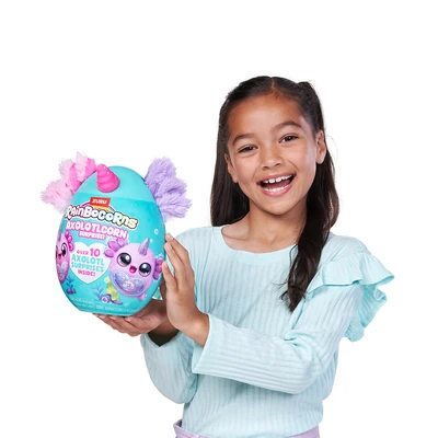 Gambar Rainbocorns Set Boneka Plush Sparkleheart Axolotlcorn Random