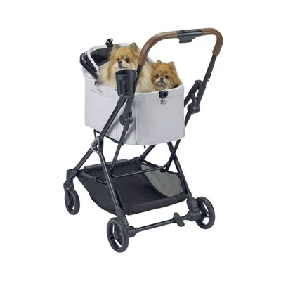 Gambar Ibiyaya Tinker Stroller Hewan Small - Silver
