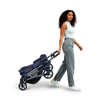 Gambar Ibiyaya Maxi Stroller Hewan - Biru Tua