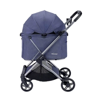 Gambar Ibiyaya Maxi Stroller Hewan - Biru Tua