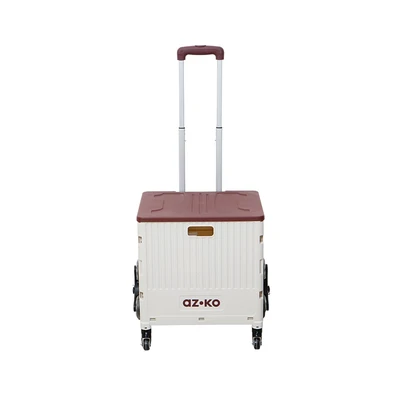 Gambar Azko Troli Lipat Multifungsi 50 kg Dengan 8 Roda - Mix