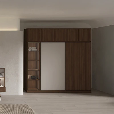 Gambar Informa 180x200 cm Calisto Set Kamar Tidur - Cokelat Walnut