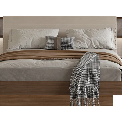 Gambar Informa 160x200 cm Calisto Tempat Tidur - Cokelat Walnut