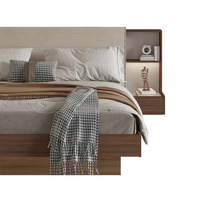 Gambar Informa 160x200 cm Calisto Tempat Tidur - Cokelat Walnut