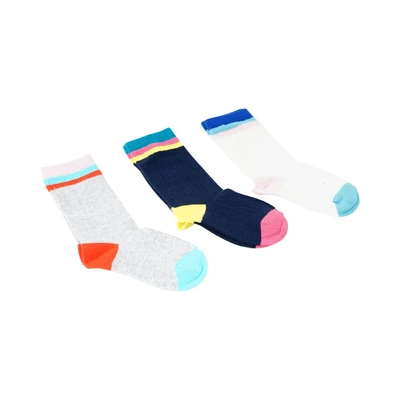 Gambar Ataru Set 3 Pasang Kaos Kaki Anak Crew - Mix
