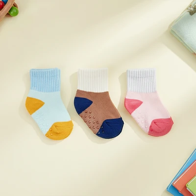 Gambar Ataru Set 3 Pasang Kaos Kaki Bayi Crew - Mix