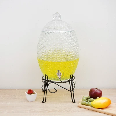 Gambar Culinart Pineval Dispenser Minuman Kaca 11 Liter Transparan