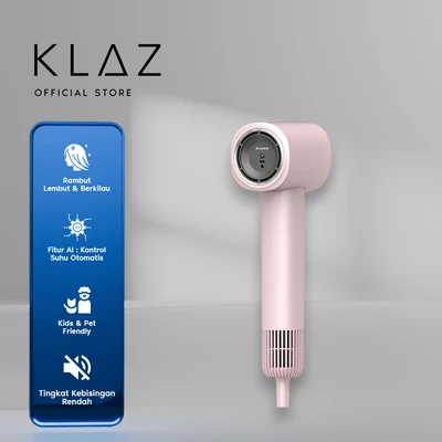 Gambar Klaz Iris Mini Hair Dryer High Speed - Pink Primrose