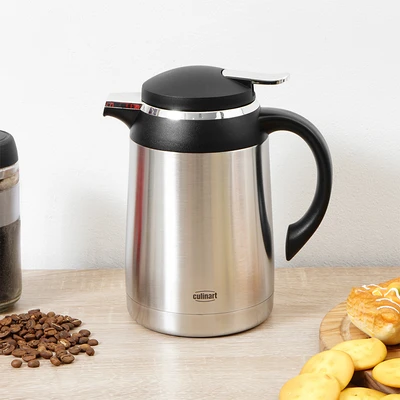 Gambar Culinart Teko Vacuum Flask Stainless Steel 1 Liter - Hitam