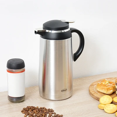 Gambar Culinart Teko Vacuum Flask Stainless Steel 1.9 Liter - Hitam