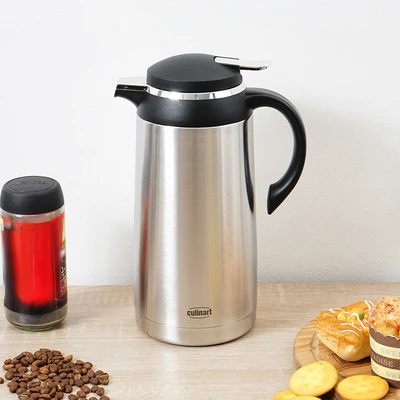 Gambar Culinart Teko Vacuum Flask Stainless Steel 1.9 Liter - Hitam