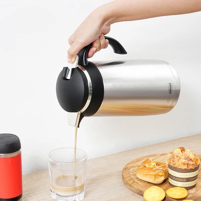 Gambar Culinart Teko Vacuum Flask Stainless Steel 1.9 Liter - Hitam