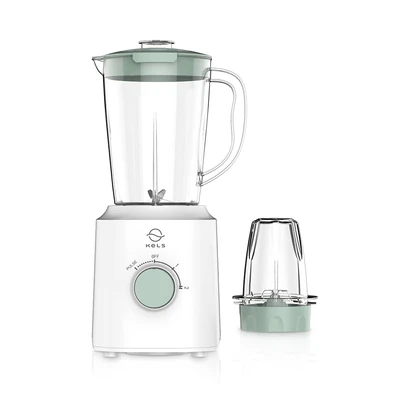 Gambar Kels Duxan Blender 1 Liter 500 watt Set 2 pcs - Hijau/Putih