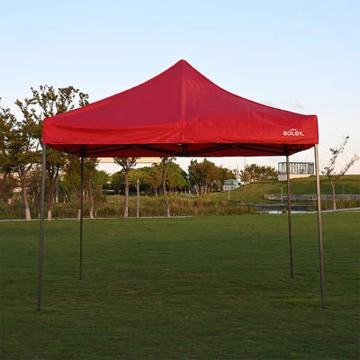 Gambar Soleil Pro Tenda Lipat 3x3 Meter - Merah