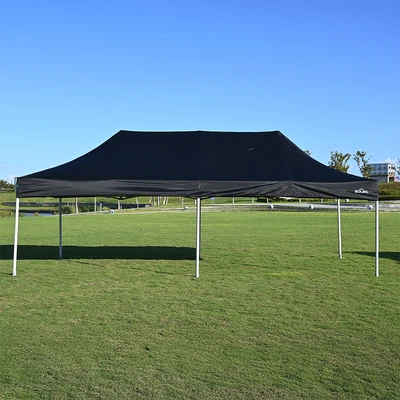 Gambar Soleil Hexa Tenda Lipat 3x6 Meter - Hitam