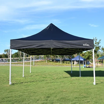 Gambar Soleil Hexa Tenda Lipat 3x6 Meter - Hitam