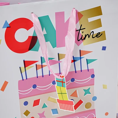 Gambar Ataru 26.5x33x14 cm Tas Kado Birthday Cake Candle - Mix