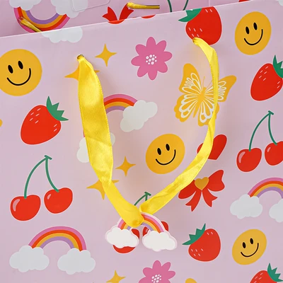 Gambar Ataru 26.5x33x14 cm Tas Kado Pop Colorful - Pink
