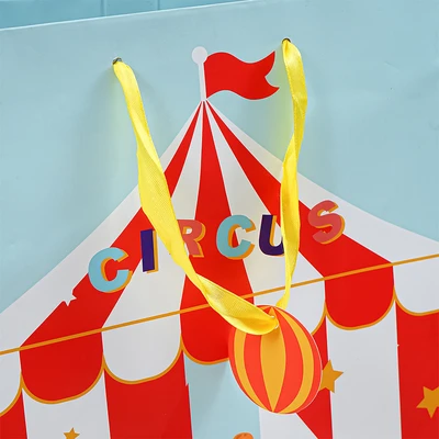 Gambar Ataru 26.5x33x14 cm Tas Kado Circus Lion - Mix