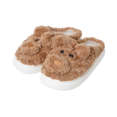 Gambar Ataru Sandal Rumah Cute Bear Ukuran 40/41 - Cokelat