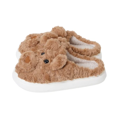 Gambar Ataru Sandal Rumah Cute Bear Ukuran 40/41 - Cokelat