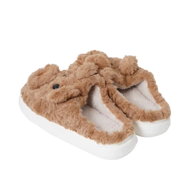 Gambar Ataru Sandal Rumah Cute Bear Ukuran 40/41 - Cokelat
