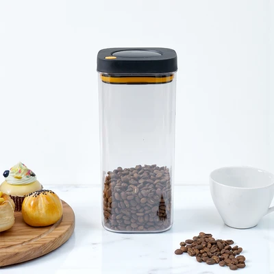 Gambar Culinart Stoples Kopi Plastik 1.8 Liter - Hitam