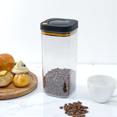 Gambar Culinart Stoples Kopi Plastik 1.8 Liter - Hitam