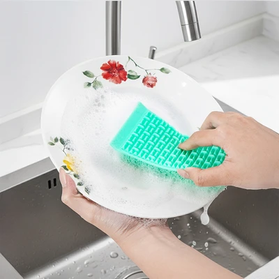 Gambar Proclean Spons Pembersih Silikon Set 3 pcs - Pink/Biru