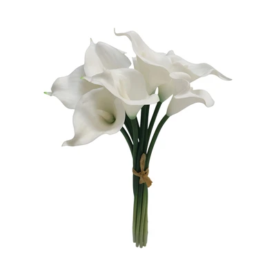 Gambar Informa Bunga Artifisial Calla Lily Bunch 21x20x35 cm- Putih