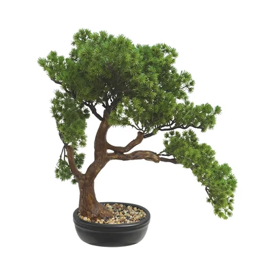 Gambar Informa Tanaman Artifisial Pine Tree Bonsai Dengan Pot 60x35x49 cm - Hijau