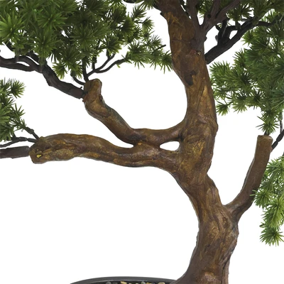 Gambar Informa Tanaman Artifisial Pine Tree Bonsai Dengan Pot 60x35x49 cm - Hijau