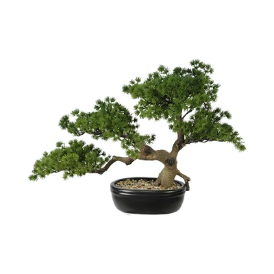 Gambar Informa Tanaman Artifisial Pine Tree Bonsai Dengan Pot 55x25x36 cm - Hijau