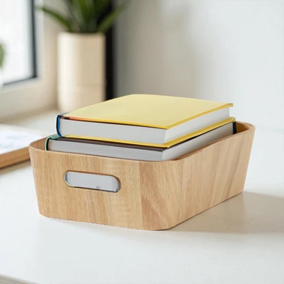 Gambar Stora Ligno Keranjang Penyimpanan 37.5x26.2x11 cm - Cokelat