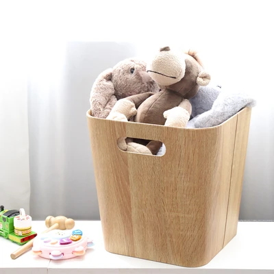 Gambar Stora Ligno Keranjang Penyimpanan 27x27x28 cm - Cokelat