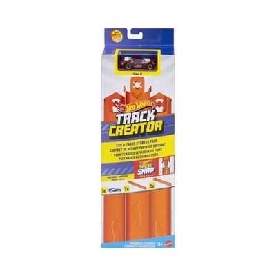 Gambar Hot Wheels Playset Track Creator Car & Track Starter Pack - Oranye