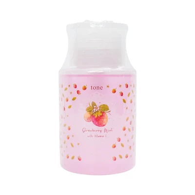 Gambar Tone Cosmetics 150 ml Penghapus Kutek Strawberry Mint - Pink
