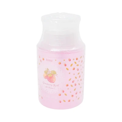 Gambar Tone Cosmetics 150 ml Penghapus Kutek Strawberry Mint - Pink