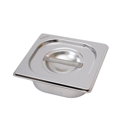Gambar Kris Tutup Panci Gastronom Stainless Steel 1/6 65 mm - Silver