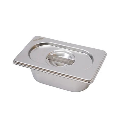 Gambar Kris Tutup Panci Gastronom Stainless Steel 1/9 65 mm - Silver