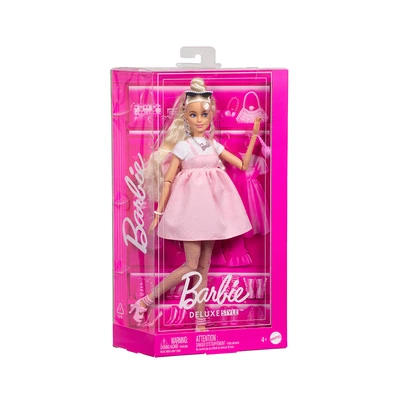 Gambar Barbie Set Boneka Deluxe Style Blonde - Pink