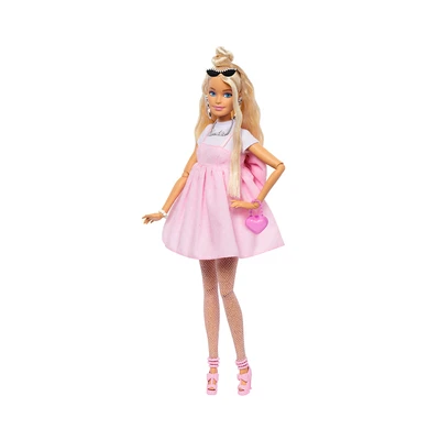 Gambar Barbie Set Boneka Deluxe Style Blonde - Pink