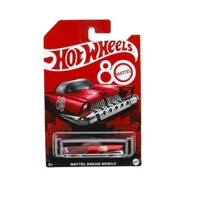 Gambar Hot Wheels Diecast Dream Mobile 80th Anniversary 1:64 - Merah