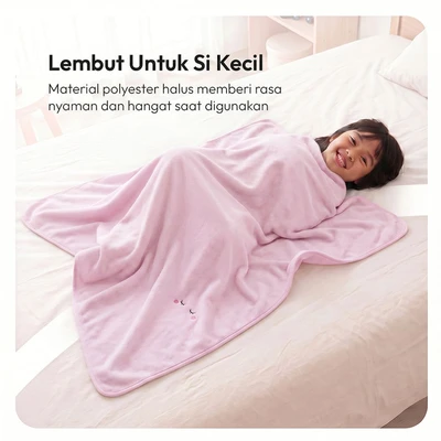 Gambar Informa 125x150 cm Selimut Booboo Unicorn - Pink