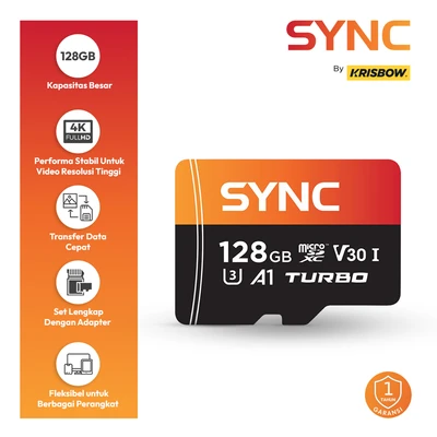 Gambar Krisbow Sync Memory Card Smart microSD 128 GB P500