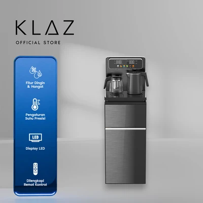 Gambar Klaz Arosa Dispenser Air Bottom Loading Dengan Kettle & Tea Pot - Hitam
