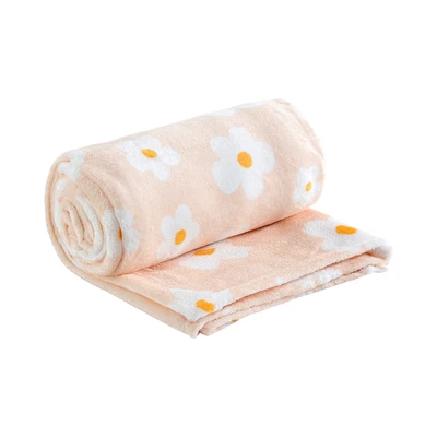 Gambar Selma 140x200 cm Selimut Polyester Spring - Krem