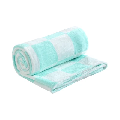 Gambar Selma 140x200 cm Selimut Polyester Square - Hijau Mint